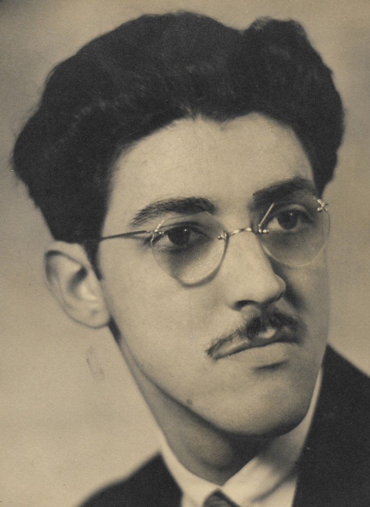Leonard Salzedo, sepia photo, in 1945